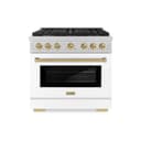 Autograph Edition 36 in. 5.2 cu. ft. Paramount Dual Fuel Range with 6 Burner Gas Cooktop view 2
