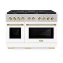 Autograph Edition 48 in. 6.7 cu. ft. Paramount Double Oven Dual Fuel Range with 8 Burner Gas Cooktop view 3