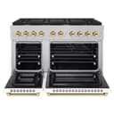 Autograph Edition 48 in. 6.7 cu. ft. Paramount Double Oven Dual Fuel Range with 8 Burner Gas Cooktop view 4