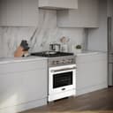 30 in. 4.2 cu. ft. Paramount Dual Fuel Range with 4 Burner Gas Cooktop view 11