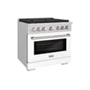 36 in. 5.2 cu. ft. Paramount Dual Fuel Range with 6 Burner Gas Cooktop view 1
