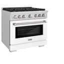 36 in. 5.2 cu. ft. Paramount Dual Fuel Range with 6 Burner Gas Cooktop view 4