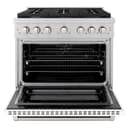 36 in. 5.2 cu. ft. Paramount Dual Fuel Range with 6 Burner Gas Cooktop view 6