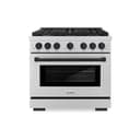 Autograph Edition 36 in. 5.2 cu. ft. Paramount Dual Fuel Range with 6 Burner Gas Cooktop view 2