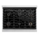 Autograph Edition 36 in. 5.2 cu. ft. Paramount Dual Fuel Range with 6 Burner Gas Cooktop view 7