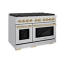 Autograph Edition 48 in. 6.7 cu. ft. Paramount Double Oven Dual Fuel Range with 8 Burner Gas Cooktop view 1