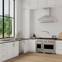 Autograph Edition 48 in. 6.7 cu. ft. Paramount Double Oven Dual Fuel Range with 8 Burner Gas Cooktop view 2