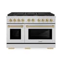 Autograph Edition 48 in. 6.7 cu. ft. Paramount Double Oven Dual Fuel Range with 8 Burner Gas Cooktop view 3