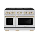 Autograph Edition 48 in. 6.7 cu. ft. Paramount Double Oven Dual Fuel Range with 8 Burner Gas Cooktop view 3