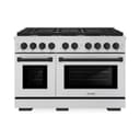 Autograph Edition 48 in. 6.7 cu. ft. Paramount Double Oven Dual Fuel Range with 8 Burner Gas Cooktop view 2
