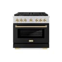 Autograph Edition 36 in. 5.2 cu. ft. Paramount Dual Fuel Range with 6 Burner Gas Cooktop and Electric Convection Oven view 2