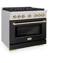 Autograph Edition 36 in. 5.2 cu. ft. Paramount Dual Fuel Range with 6 Burner Gas Cooktop and Electric Convection Oven view 3