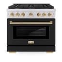 Autograph Edition 36 in. 5.2 cu. ft. Paramount Dual Fuel Range with 6 Burner Gas Cooktop and Electric Convection Oven view 5