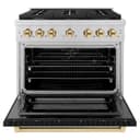 Autograph Edition 36 in. 5.2 cu. ft. Paramount Dual Fuel Range with 6 Burner Gas Cooktop and Electric Convection Oven view 6