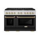 Autograph Edition 48 in. 6.7 cu. ft. Paramount Double Oven Dual Fuel Range with 8 Burner Gas Cooktop view 2