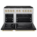 Autograph Edition 48 in. 6.7 cu. ft. Paramount Double Oven Dual Fuel Range with 8 Burner Gas Cooktop view 6