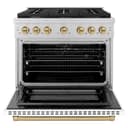 Autograph Edition 36 in. 5.2 cu. ft. Paramount Dual Fuel Range with 6 Burner Gas Cooktop view 6