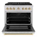 Autograph Edition 36 in. 5.2 cu. ft. Paramount Dual Fuel Range with 6 Burner Gas Cooktop view 6