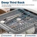 24" Top Control Stainless Steel Pocket Handle 44db Dishwasher With Auto Door Open view 8
