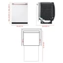 STUDIO 24" Smart Top Control Dishwasher, 1-Hr Wash & Dry, QuadWash Pro view 16