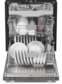 24" Top Control Stainless Steel Handle 44db Dishwasher With Auto Door Open view 3