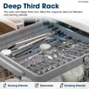 24" Top Control Stainless Steel Handle 44db Dishwasher With Auto Door Open view 6