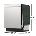 24" Top Control Stainless Steel Handle 44db Dishwasher With Auto Door Open view 20