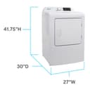 6.7 cu. ft. Front Load Electric Dryer view 9