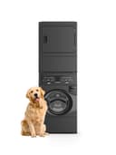 SF7 Stacked Washer – Electric Dryer with Pet Plus™ view 1