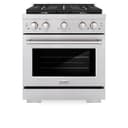 30in. 4.2 cu. ft. 4 Burner Gas Range with Convection Gas Oven in Stainless Steel view 3