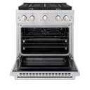 30in. 4.2 cu. ft. 4 Burner Gas Range with Convection Gas Oven in Stainless Steel view 4