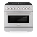 36 In. 5.2 Cu. Ft. Paramount Gas Range With 6 Burner Cooktop And Convection Gas Oven In Stainless Steel view 18