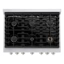 36 In. 5.2 Cu. Ft. Paramount Gas Range With 6 Burner Cooktop And Convection Gas Oven In Stainless Steel view 15