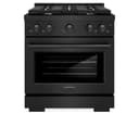 30in. 4.2 cu. ft. Gas Range with Convection Gas Oven in Black Stainless Steel with 4 Brass Burners view 3