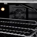 48in. 6.7 cu. ft. 8 Burner Double Oven Gas Range in Stainless Steel with Black Matte Doors view 10
