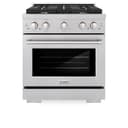 30in. 4.2 cu. ft. 4 Burner Gas Range with Convection Gas Oven in DuraSnow Stainless Steel view 17