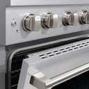 30in. 4.2 cu. ft. 4 Burner Gas Range with Convection Gas Oven in DuraSnow Stainless Steel view 13