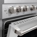36in. 5.2 cu. ft. 6 Burner Gas Range with Convection Gas Oven in DuraSnow Stainless Steel view 11