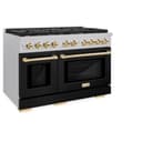 Autograph Edition 48 in. 6.7 cu. ft. 8 Burner Double Oven Gas Range in DuraSnow® view 5