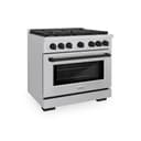 AutographEdition 36 in. 5.2 cu. ft. 6 Burner Gas Range with Convection Gas Oven in Stainless Steel and Matte Black Accents view 1
