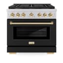 Autograph Edition 36 in. 5.2 cu. ft. 6 Burner Gas Range with Convection Gas Oven view 4