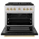 Autograph Edition 36 in. 5.2 cu. ft. 6 Burner Gas Range with Convection Gas Oven view 5