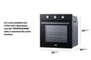 24" Wide Gas Wall Oven view 3