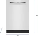 300 Series Dishwasher 24'' view 10