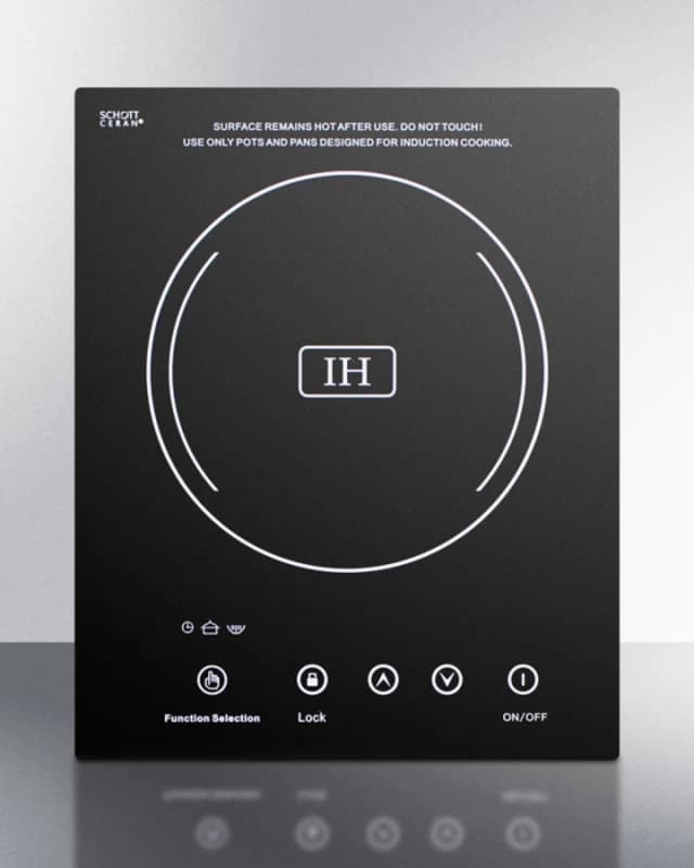 12" Wide 115V 1-Burner Induction Cooktop