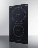 12" Wide 115V 2-Zone Induction Cooktop, Cord Included view 4