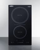 12" Wide 115V 2-Zone Induction Cooktop, Cord Included view 1
