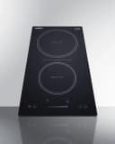 12" Wide 115V 2-Zone Induction Cooktop, Cord Included view 3