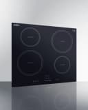 24" Wide 208-240V 4-Zone Induction Cooktop view 3