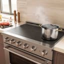 36 In. 5.2 Cu. Ft. Paramount Induction Range With 5 Element Cooktop And Electric Convection Oven In Stainless Steel view 2